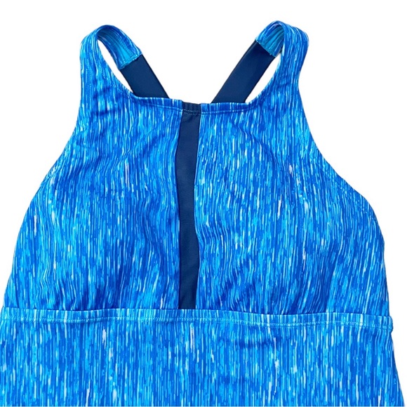 Nike High-Neck Tankini Top with Criss-Cross Back Straps - Picture 7 of 8